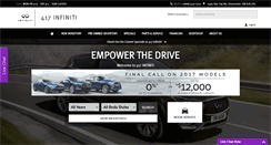 Desktop Screenshot of 417infiniti.com